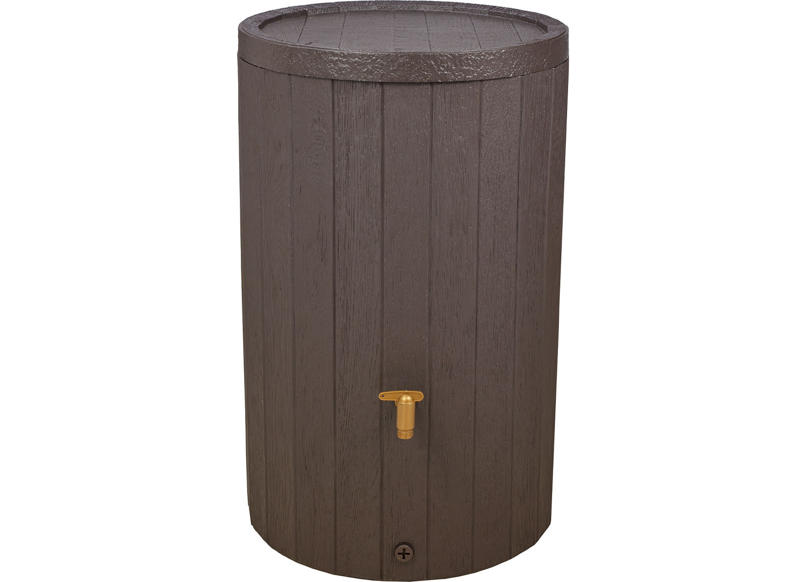 4rain Regenspeicher MADERA in Holzoptik 220L Braun