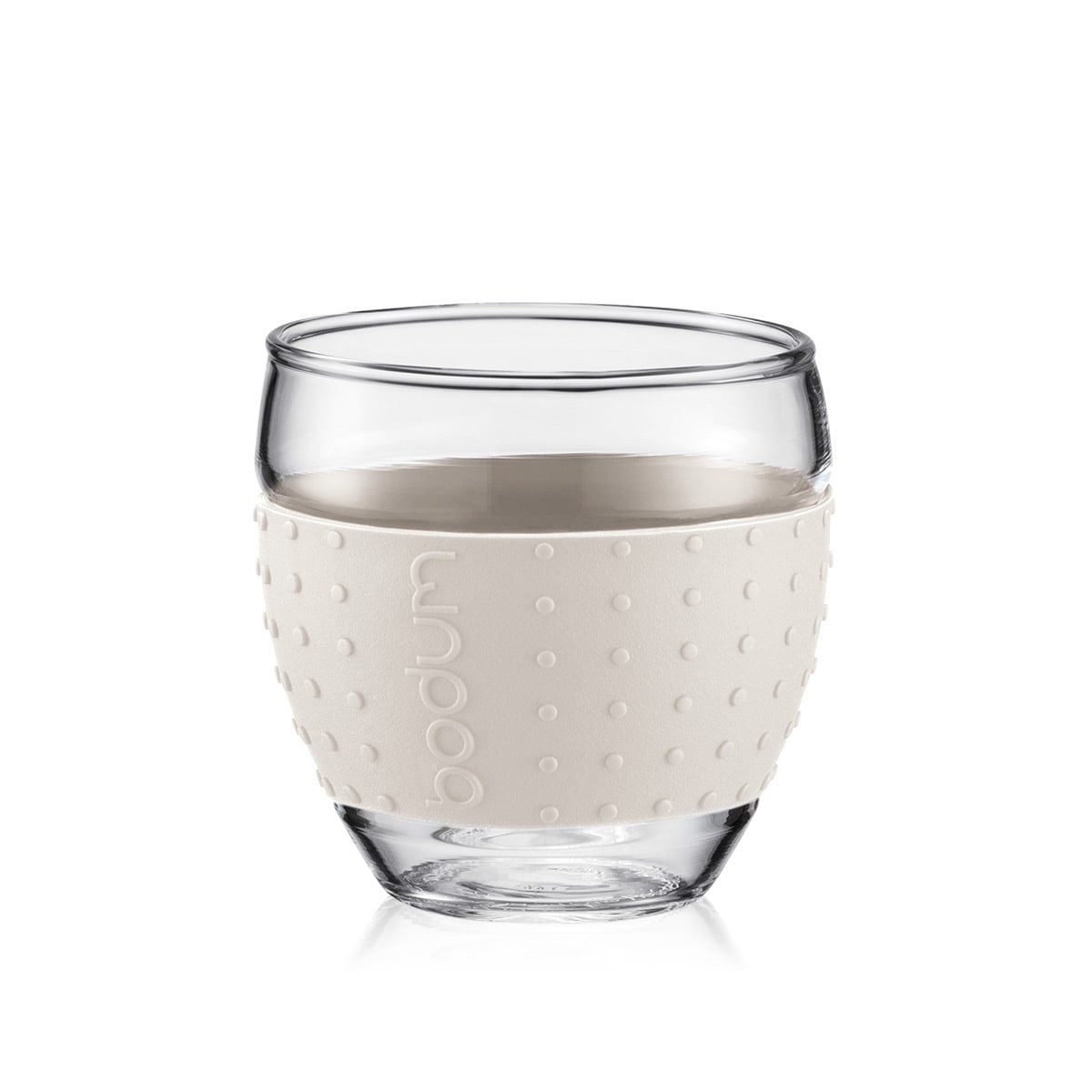 Bodum 2 pk glass med silikonbånd PAVINA 0.35 L