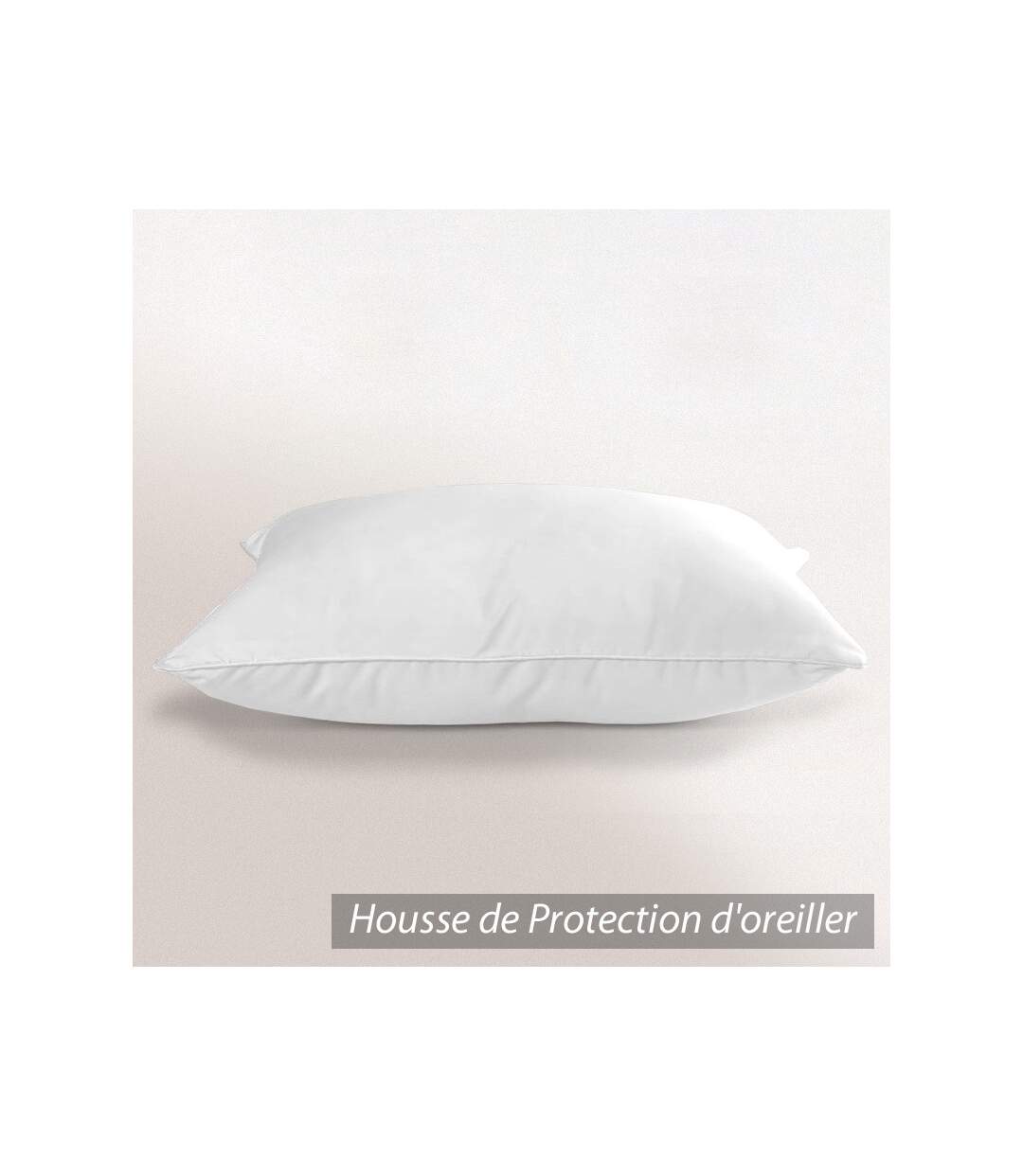 Housse de Protection d'oreiller 60x60 cm coton gratté 2 faces environ 220g/m² AUBIN