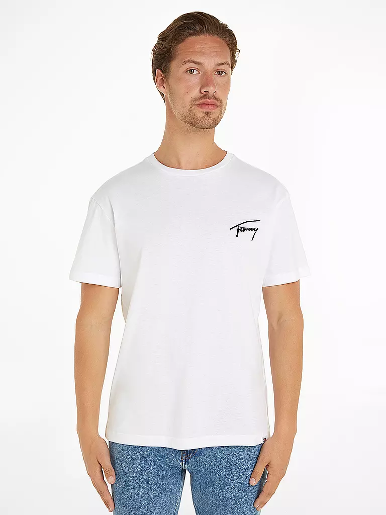 TOMMY JEANS T-Shirt weiss