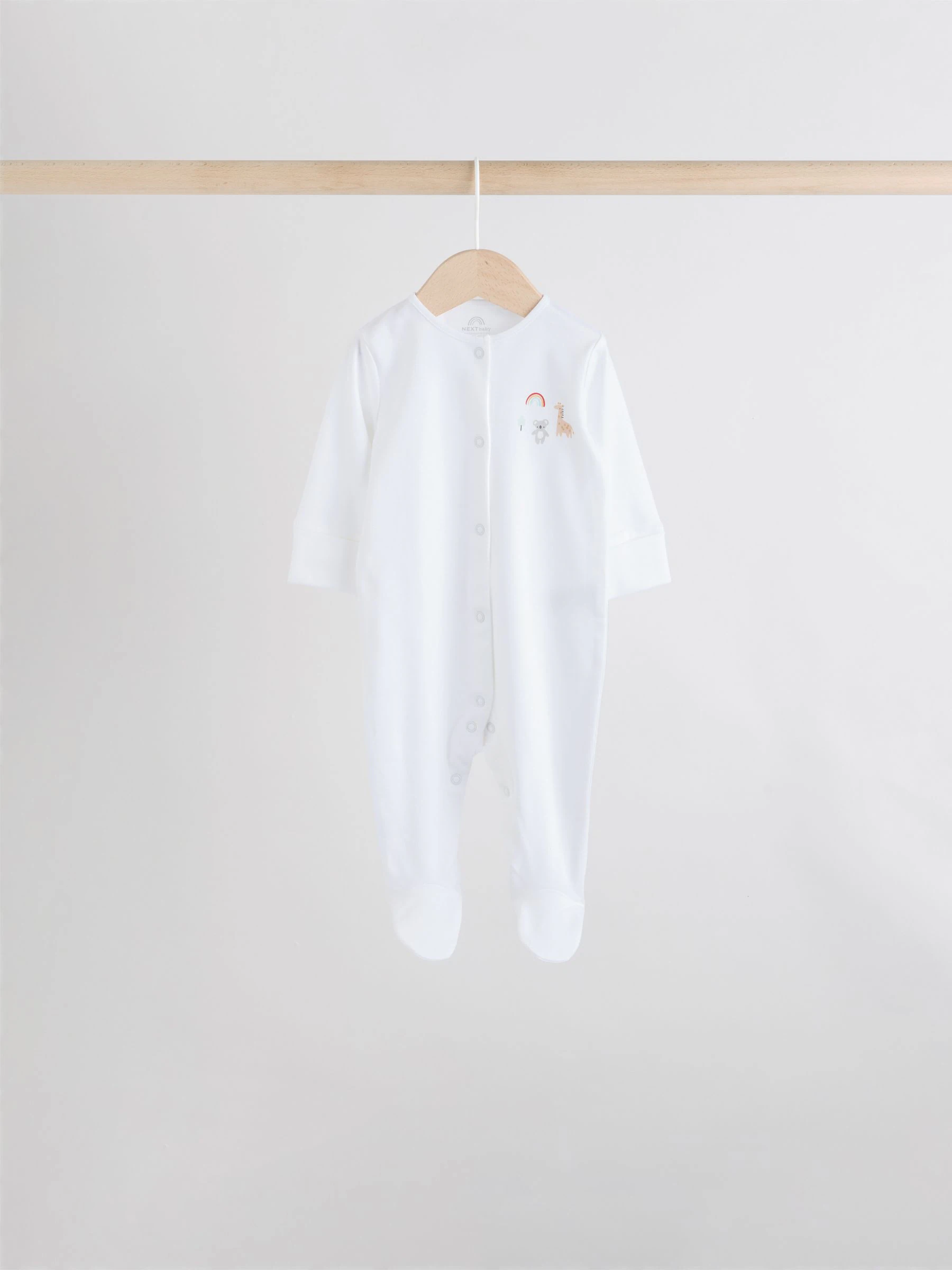 Wit - Popper Baby Sleepsuits (0-2yrs)