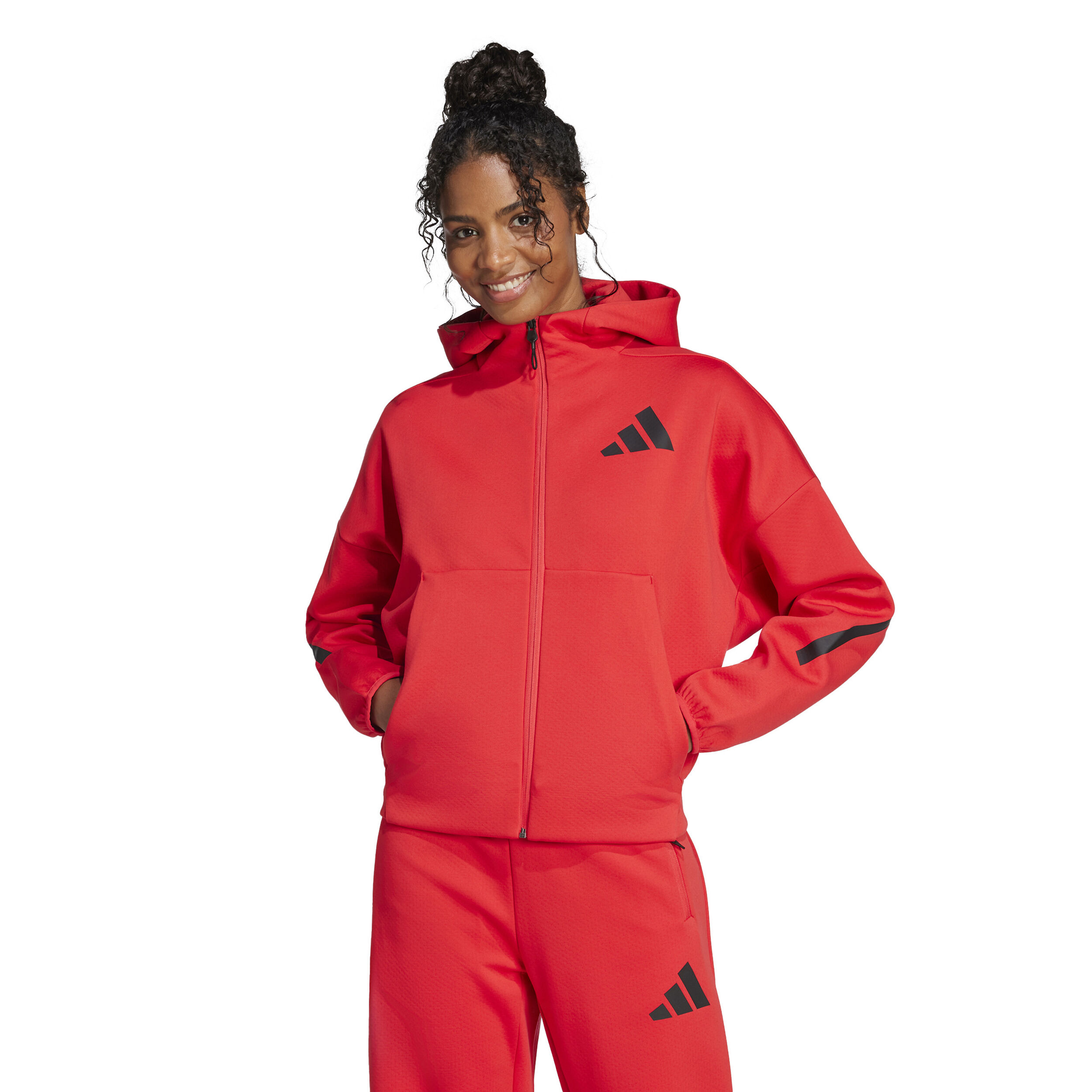 adidas Z.N.E. Gilet En Coton Femmes - Rouge