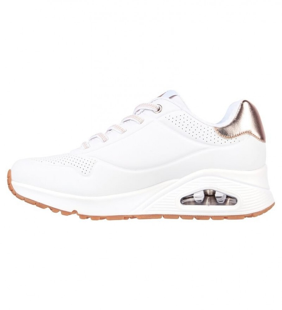 Tênis Skechers Uno Shimmer Away Branco