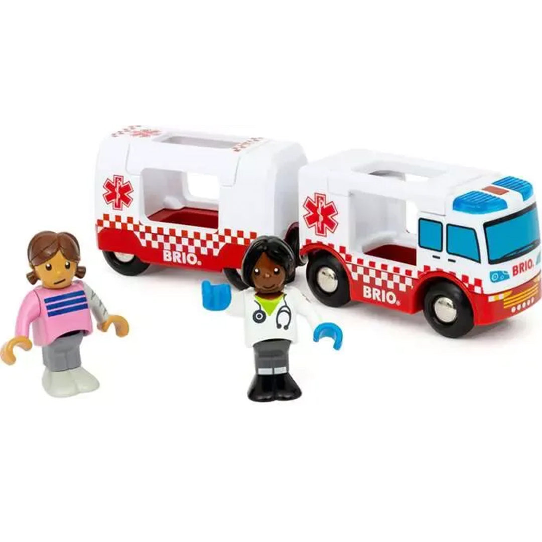 brio ambulance - 4-delig