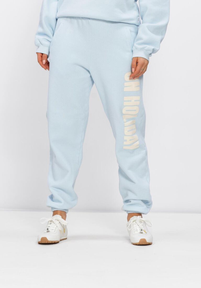 blauwe penn & ink joggingbroek trousers print