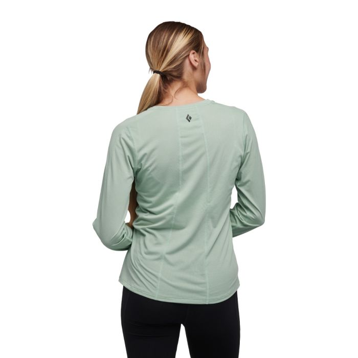 Black Diamond Dame Trøjer Lightwire LS Tee Grøn