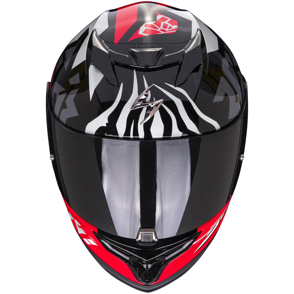 Scorpion - Casque Exo-520 Evo Air Rok Bagoros Noir / Rouge / Blanc