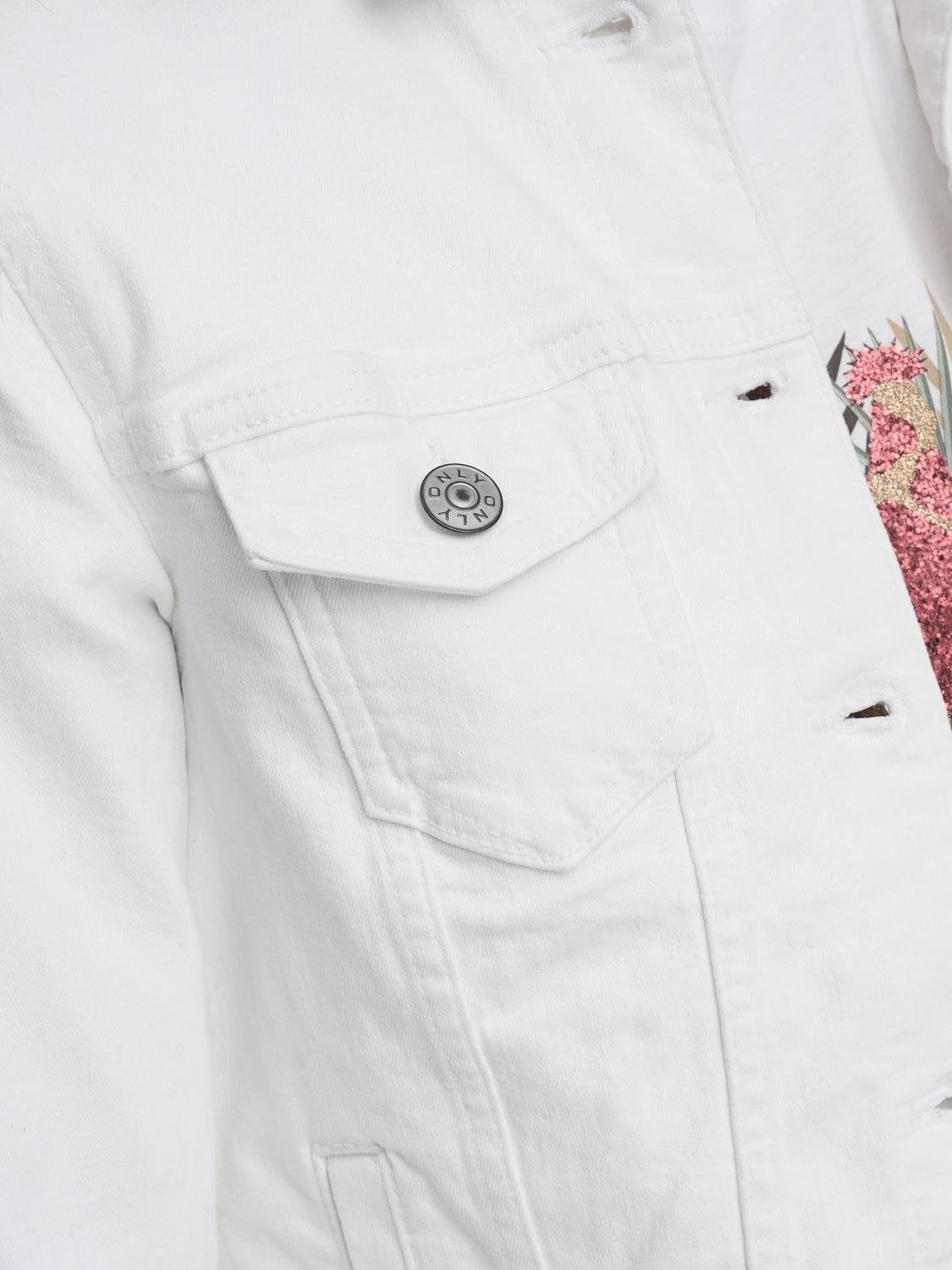 ONLTIA Jeansjacke White