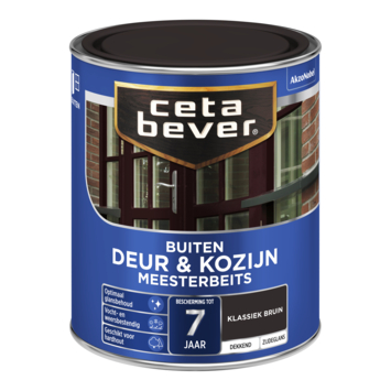 CetaBever Meesterbeits Deur & Kozijn zijdeglans dekkend klassiekbruin 750 ml