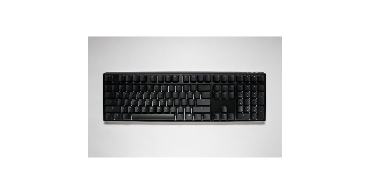 DuckyOne 3 Classic, toetsenbord  (Zwart/wit, US lay-out, Cherry MX Red, RGB led, Double-shot PBT, Hot-swappable, QUACK Mechanics)
