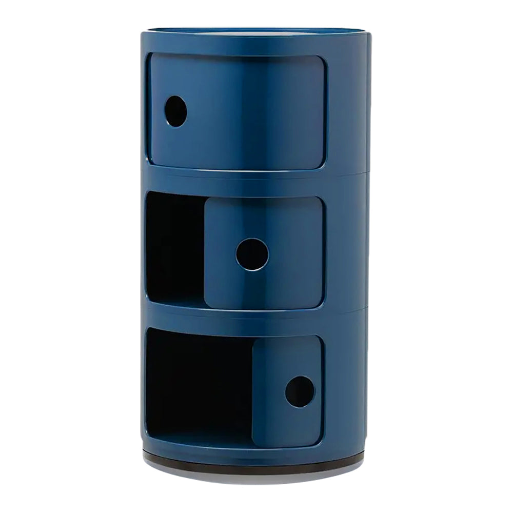 Kartell Componibili Kast Ã 32 cm - 3 Modules - Blauw
