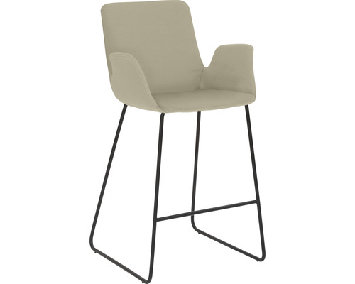 Barkruk Mayer Zitmeubelen 1222 53 x 49 x 95 cm Staal zwart/taupe 1222_K3_30484