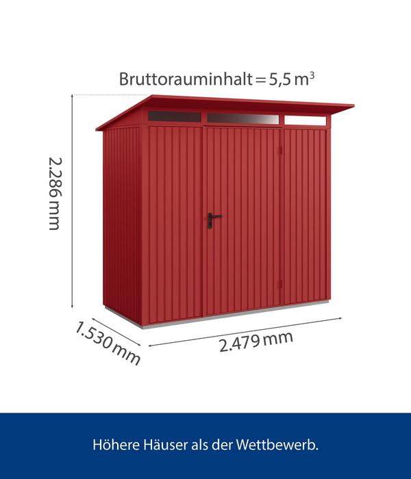 Hörmann Berry-Gerätehaus Classic-P Typ 1,