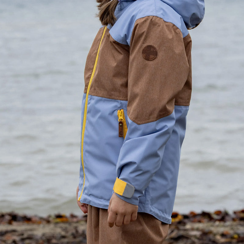 Kinder Wynn Regenjacke nuthatch mélange
