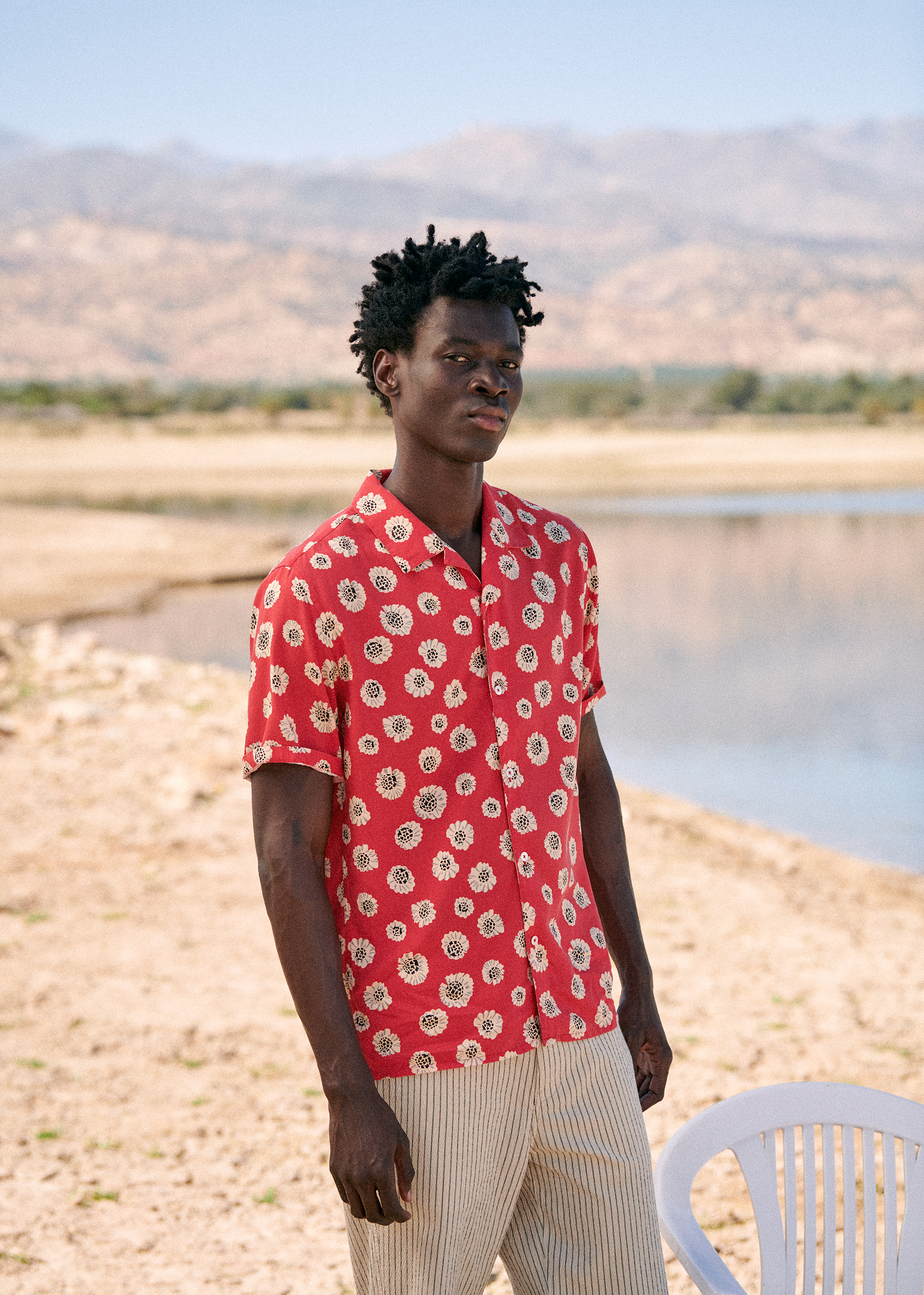 Chemise Holt - Rouge imprimé fleurs - POUR LUI 5906607