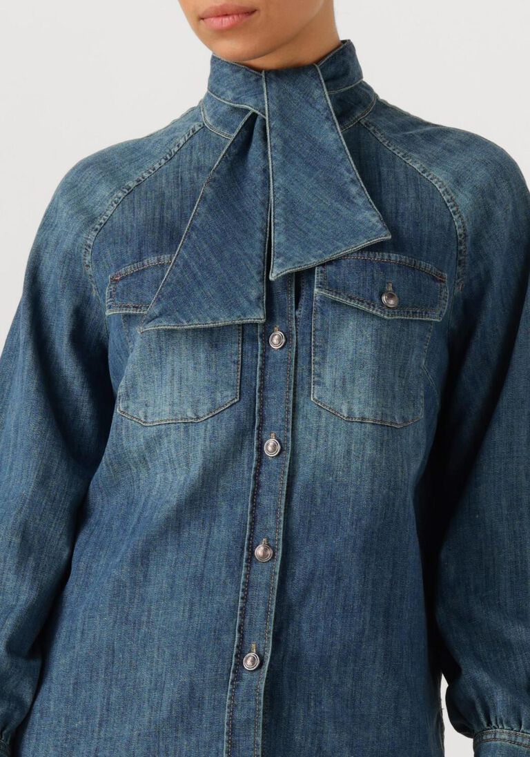 blauwe luisa cerano blouses 228591/3474
