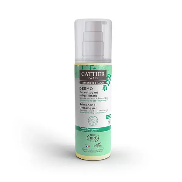 Gel de Limpeza Reequilibrante Cattier para Pele Mista a Oleosa 200ml