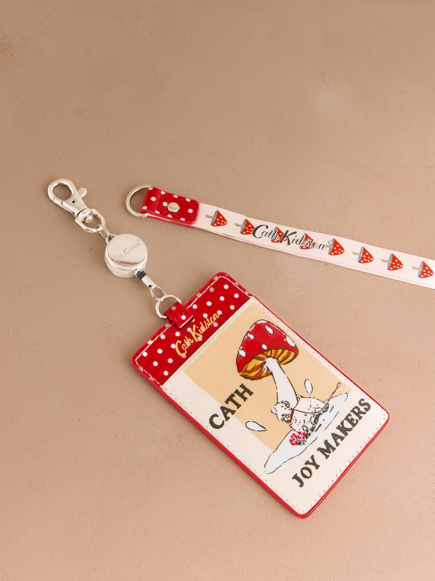 Groen mushroom - Cath Kidston-sleutelkoord