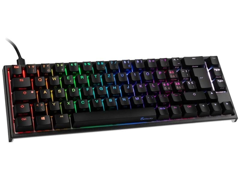 Ducky Gaming-Tastatur ONE 2 SF Mechanische Gaming-Tastatur mit RGB-Beleuchtung und MX Red Switches