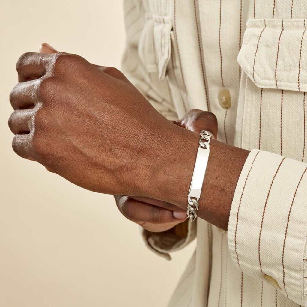 Bracelet Identité Argent Blanc Vila
