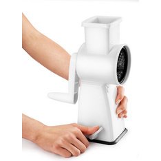 Mandoline Flash, 4 inserts, blanc/inox