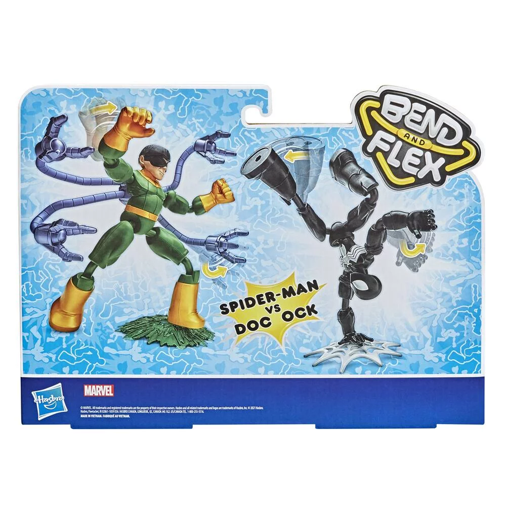 MARVEL SPIDER-MAN BEND AND FLEX - SPIDER-MAN EN COSTUME NOIR
