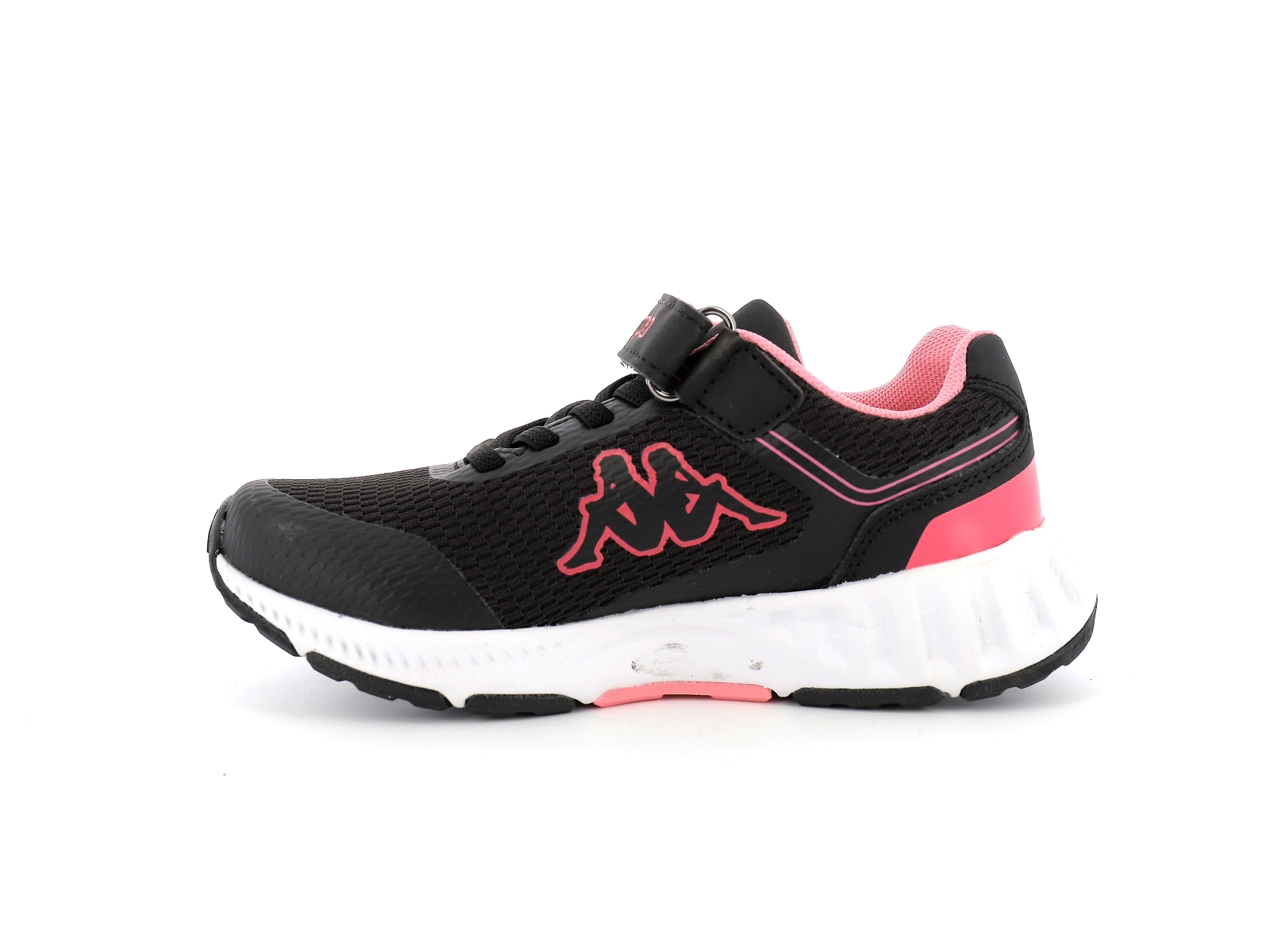 Kappa-3117L9W Matières combinées Noir Rose