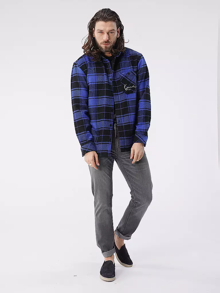 KARL KANI Overshirt blau