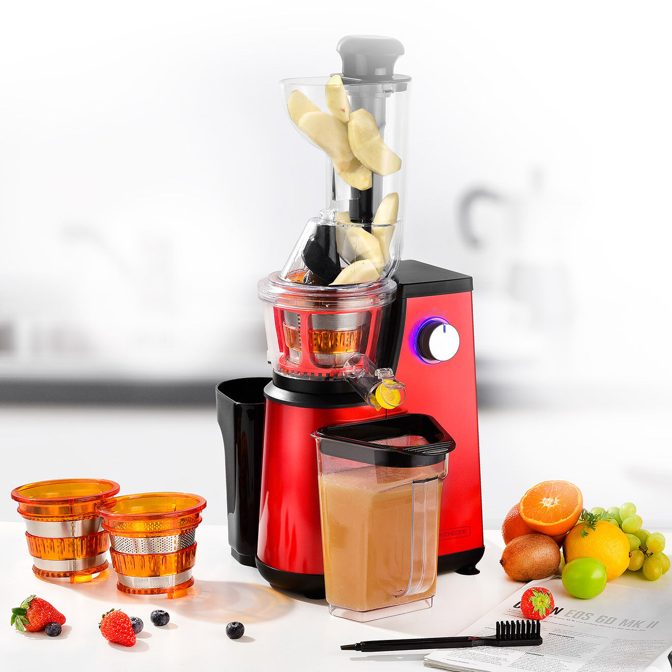 Kitchencook Extracteur à jus rouge