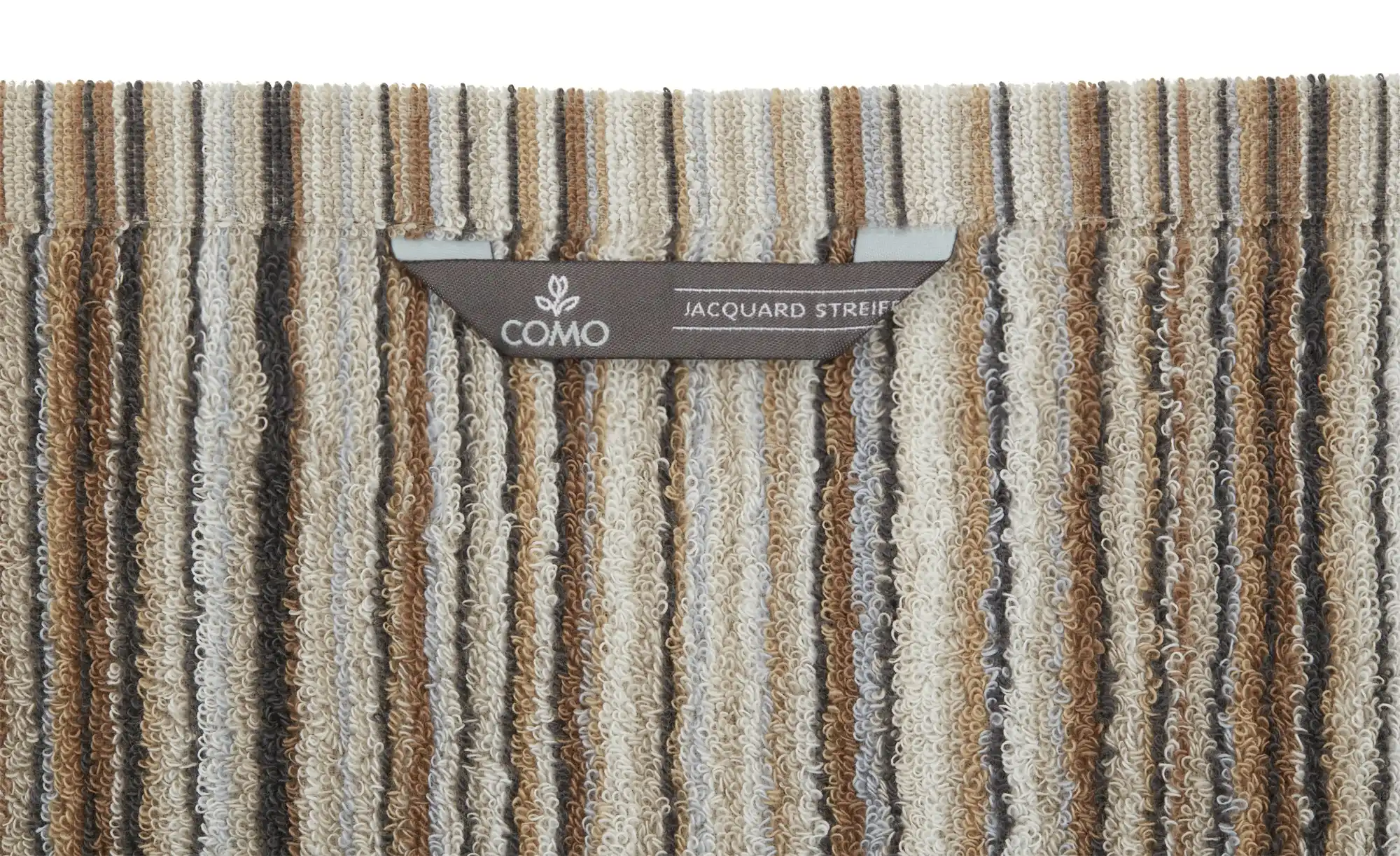 como Duschtuch Jacquard Streifen