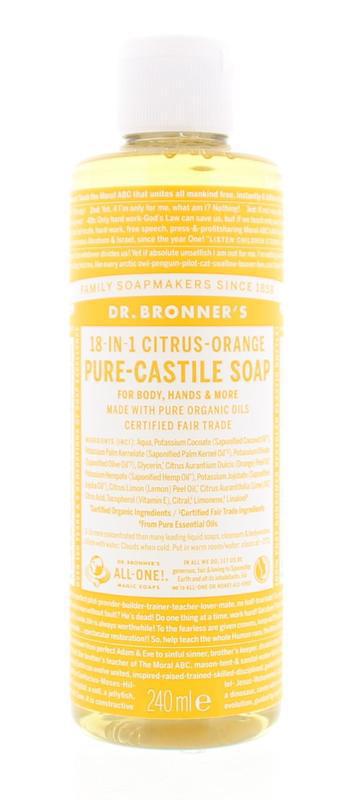 Dr Bronners Magic soap citrus 240ml