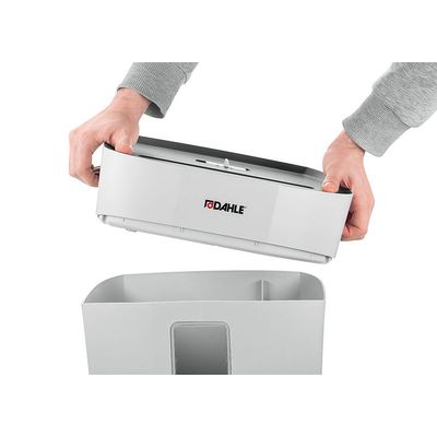Dahle PaperSAFE 23120 - destructeur de documents coupe croisée - 8 feuilles - Corbeille 12 litres