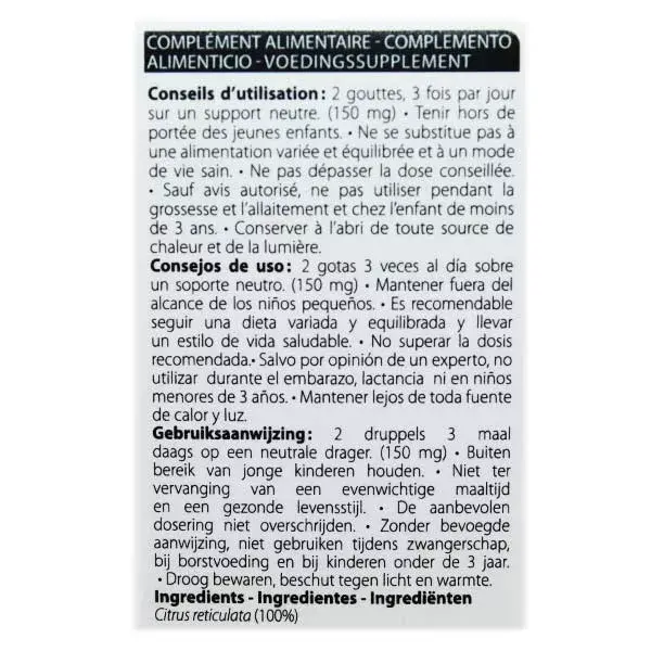 Pranarom Petitgrain Óleo Essencial de Tangerina 5ml