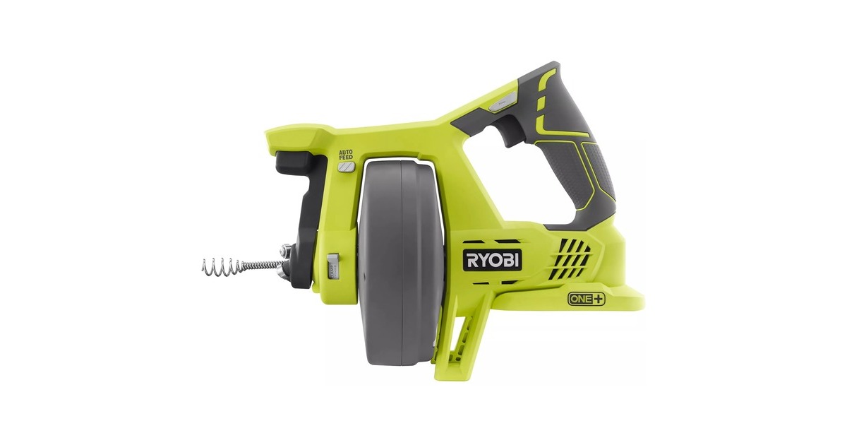 RyobiAccu-Ontstopper R18DA-0 pijp reinigingsapparaat  (Groen/zwart, 18V, zonder batterij en lader)