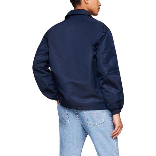 Tommy Jeans - TJM SOLID COACH JACKET Azul