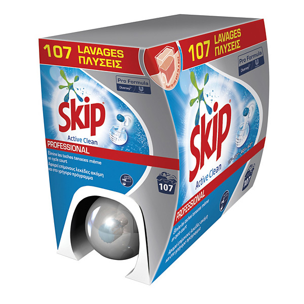 Lessive liquide concentrée Skip Pro Formula Box Bag-in-box 107 doses