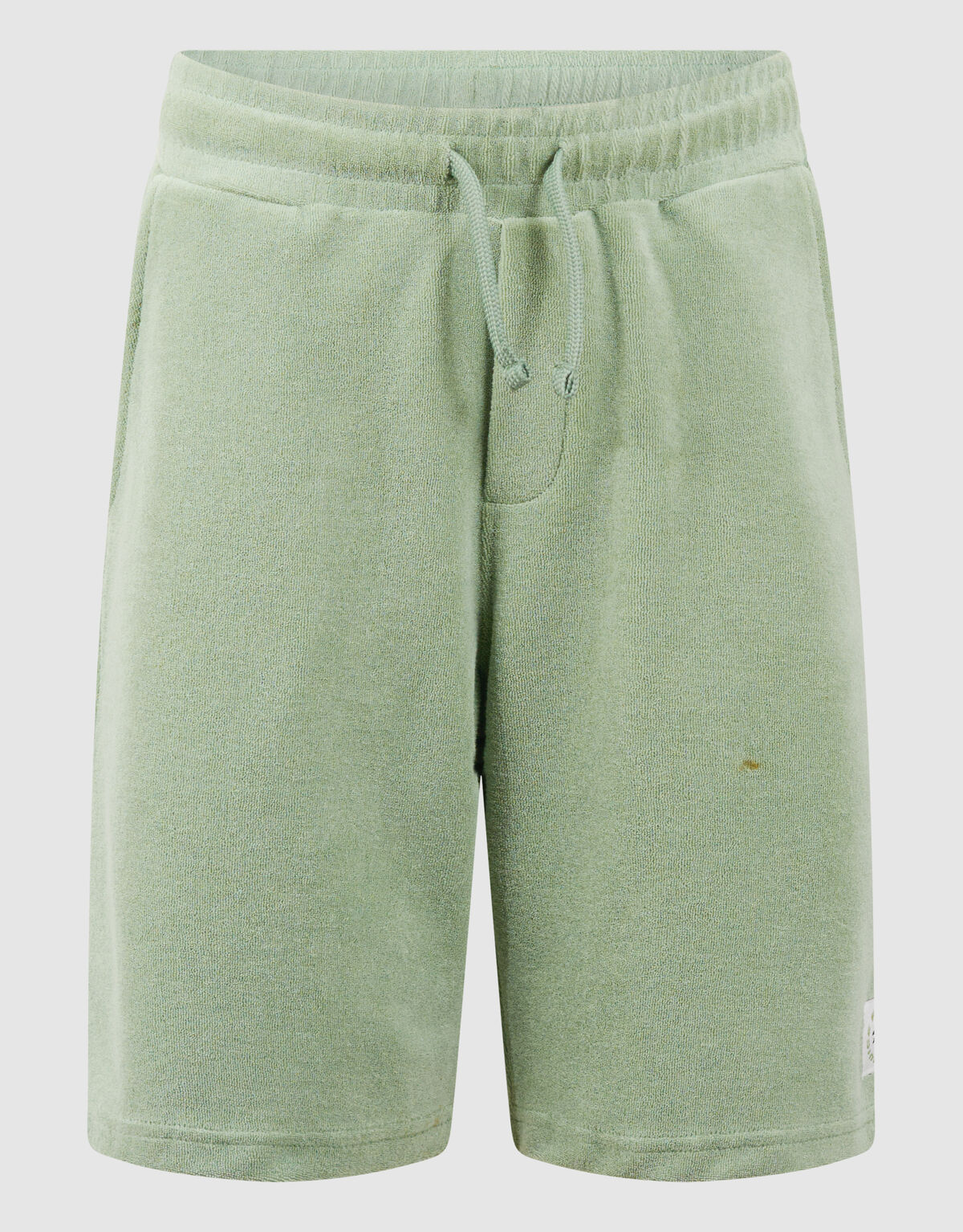 Towelling Short Lichtgroen