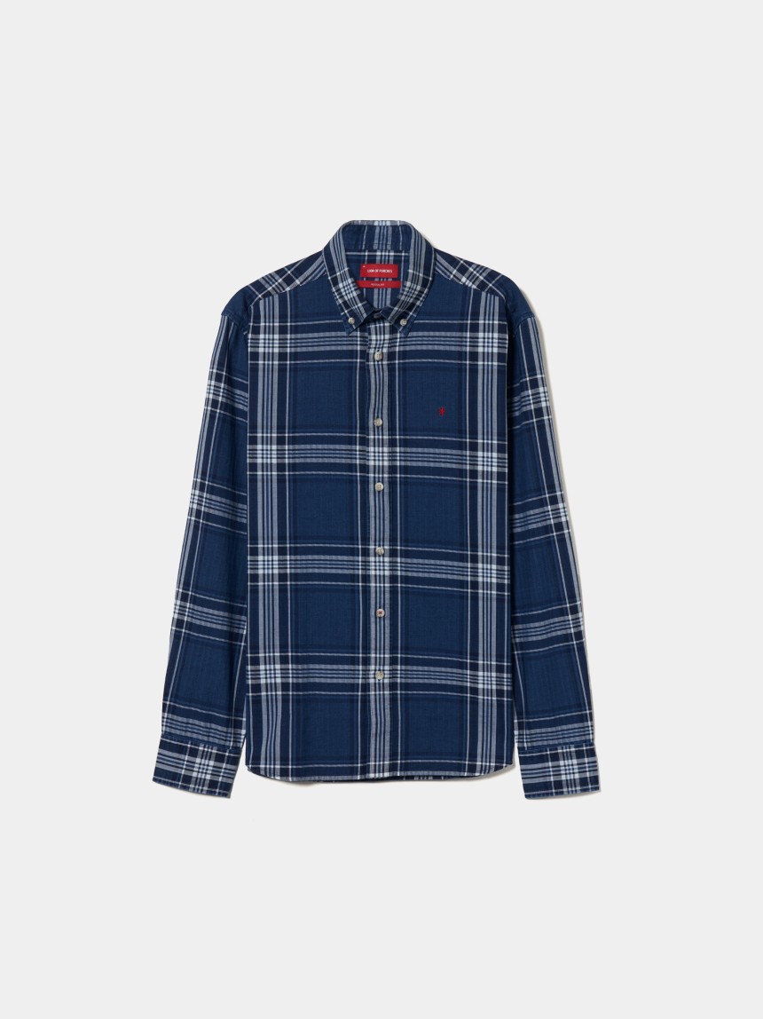 Camisa xadrez regular fit