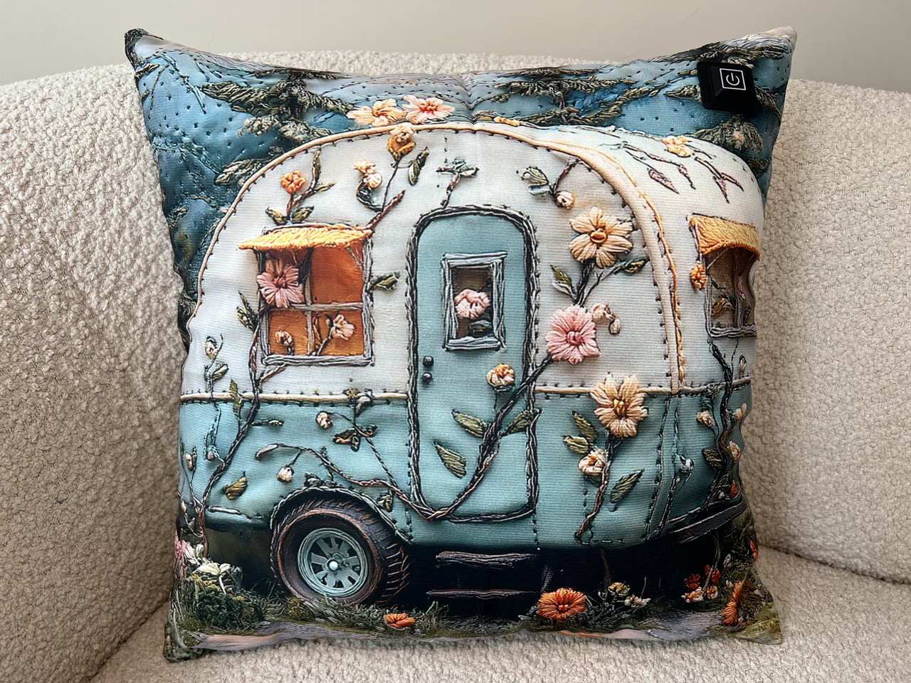 Warmpi warmtekussen - Bloemen Caravan