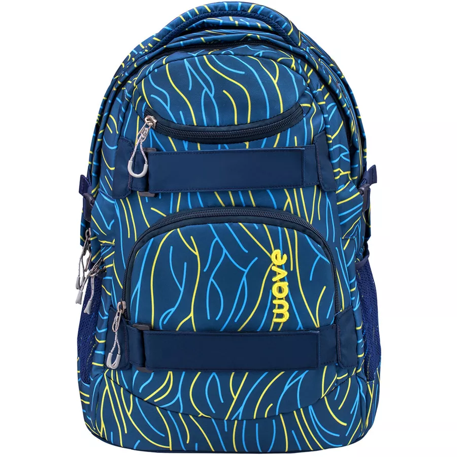 WAVE Rucksack Infinity Set 2-teilig Yellow Lines