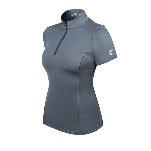 Trainingsshirt Equestrian Stockholm Illusion Metal Grijs