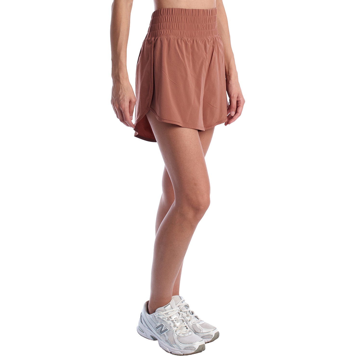 Beige Sports Shorts