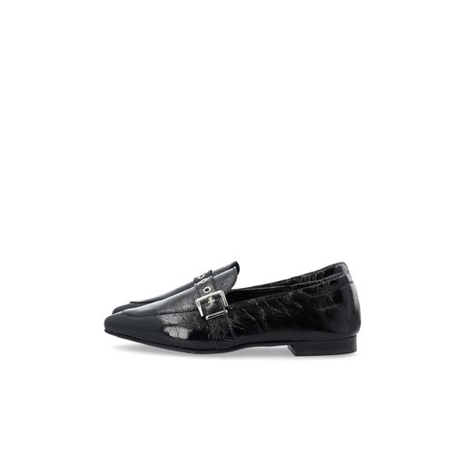 Bianco BIATracey Buckle Loafers, Black, 38