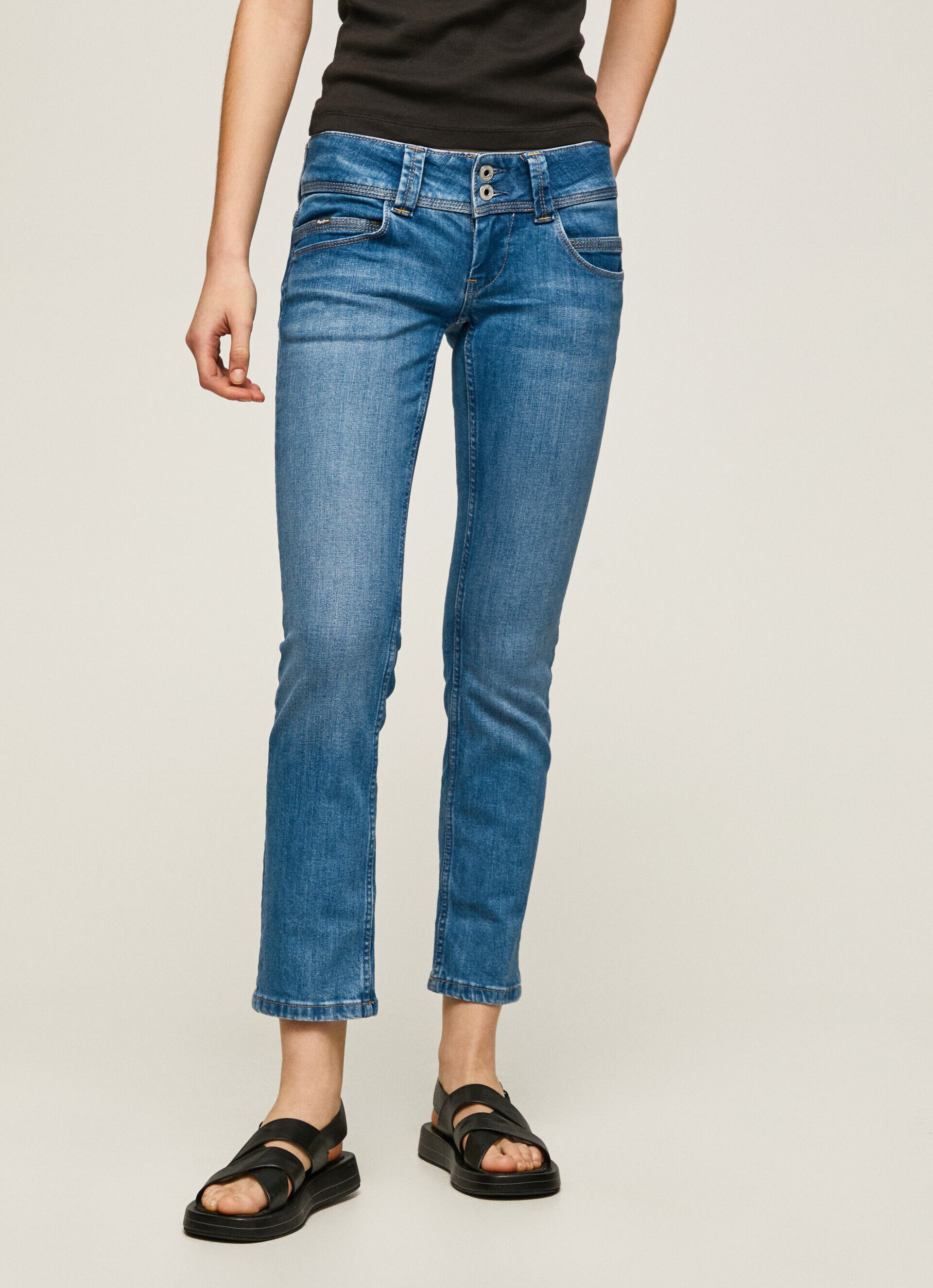 JEANS VENUS FIT REGULAR TIRO BAJO - denim