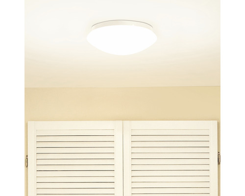 Steinel LED plafondlamp IP44 9,3W 918 lm 3000K Ø 25,5 cm RS 16 LED glas wit