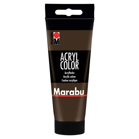 Marabu Acryl Color, Dunkelbraun 045, 100 ml