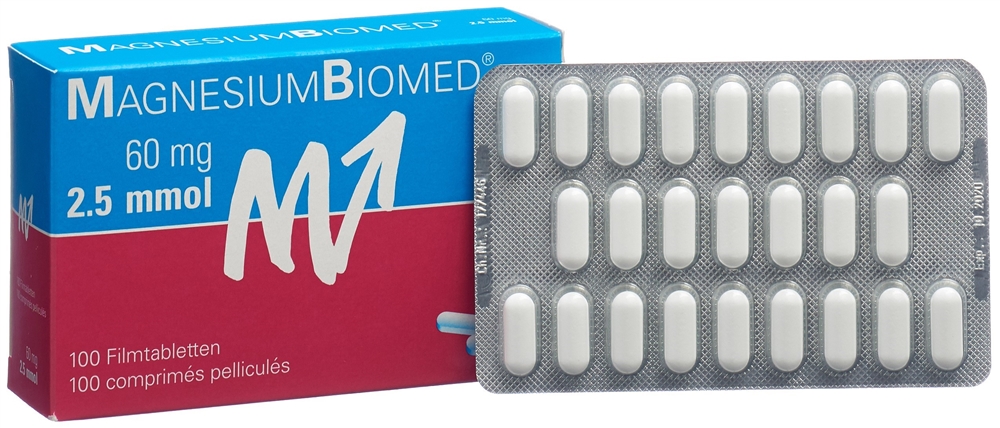 Magnesium Biomed Filmtabl Blist 100 Stk