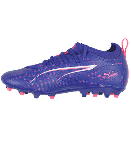 Puma FodboldStøvler - Ultra 6 Match MG Jr - Lapis Lazuli/Hvid