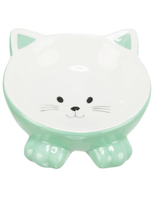 Trixie Voer\/Waterbak - Kattenvoerbak - ø14 cm Assorti