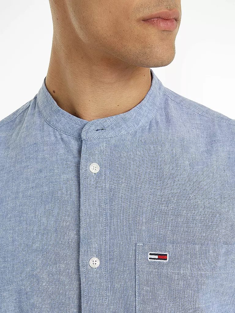 TOMMY JEANS Hemd Regular Fit  hellblau